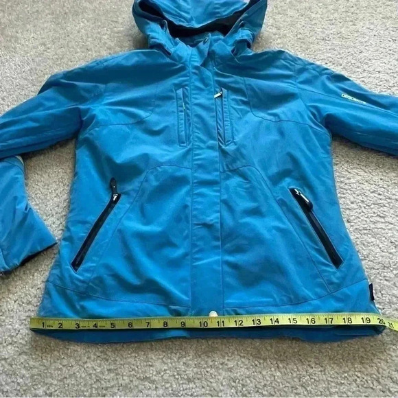 Descente Ski Snow Snowboarding Jacket Coat Blue Wm Size 10 D9-9616 Titan Thermo - Picture 15 of 16